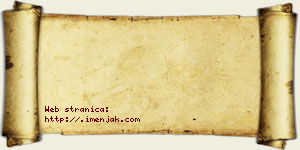 Jelisavka Arsenijević vizit kartica